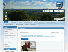 Tablet Screenshot of kranzberg.de